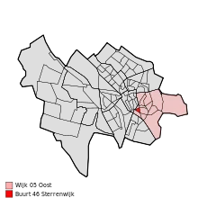 220px map nl utrecht wijk 05 oost buurt 46 sterrenwijksvg