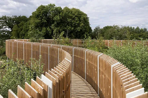 kunstwerk dichter bij de boom