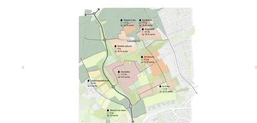 kransackerdorp rondom huysackers