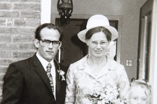 trouwfoto echtpaar teunissen hermsen