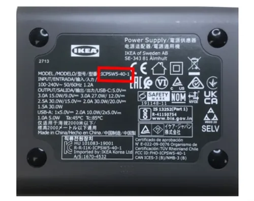 usb lader serienummer