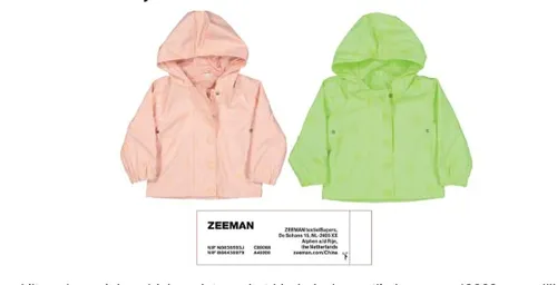 zeeman kinderjasje