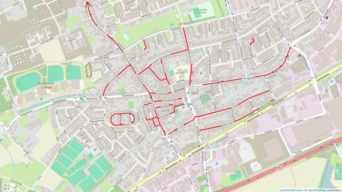 Plattegrond garagesale Veldhoven-Dorp