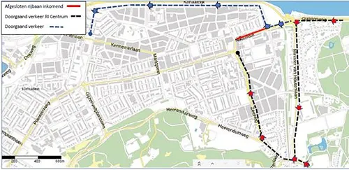 ernstige verkeershinder de noostraat in ijmuiden afbeelding 1