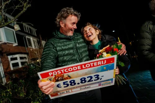 hans en yvonne winnen in de postcode loterij
