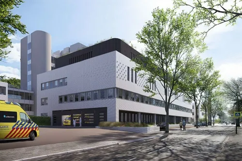 het nieuwe spoedplein in het Rode Kruis Ziekenhuis in Beverwijk&nbsp;