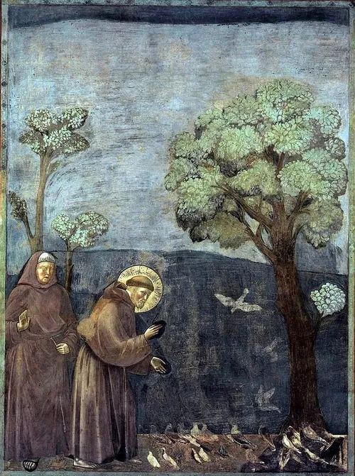 800px giotto legend of st francis 15 sermon to the birds