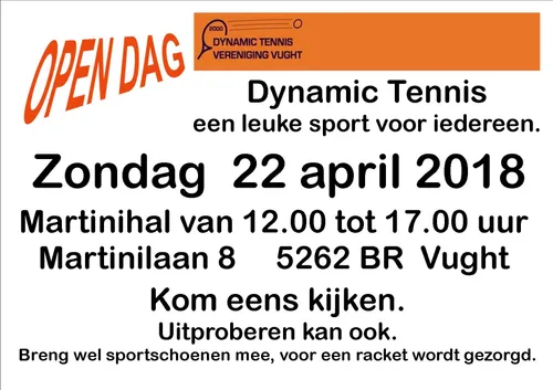 affiche open dag 2018