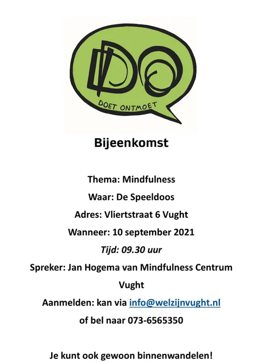 flyer mindfulness 10 september 2021