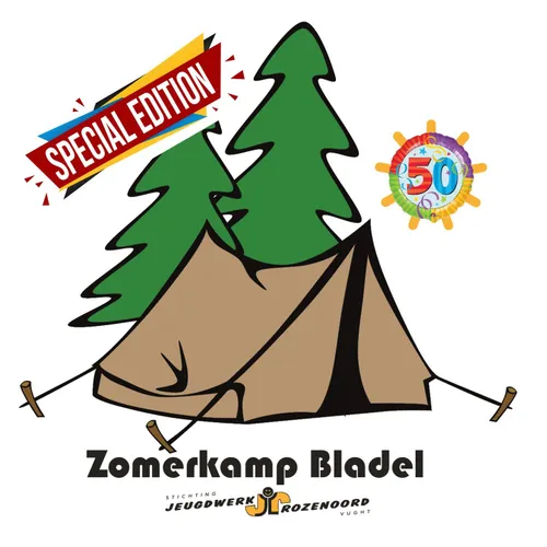 logo bladel 50 jaar