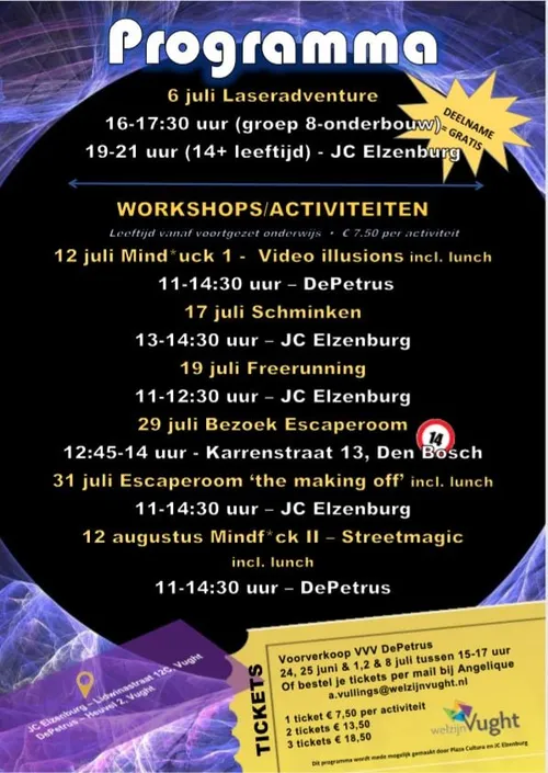 programma summerthrill 17 6