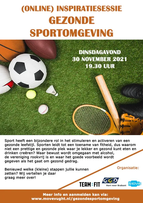 uitnodiging gezonde sportomgeving