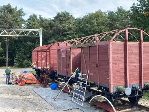 wagons in restauratie 2022 nm kamp vught