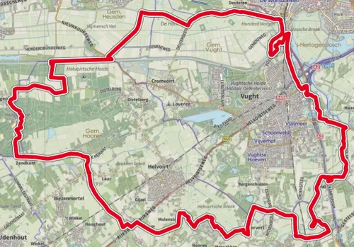 wandelroute eindsprint