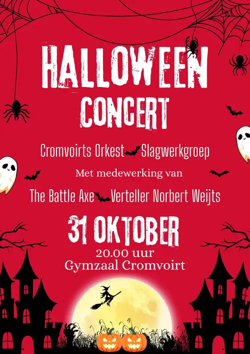 Halloweenconcert flyer CO