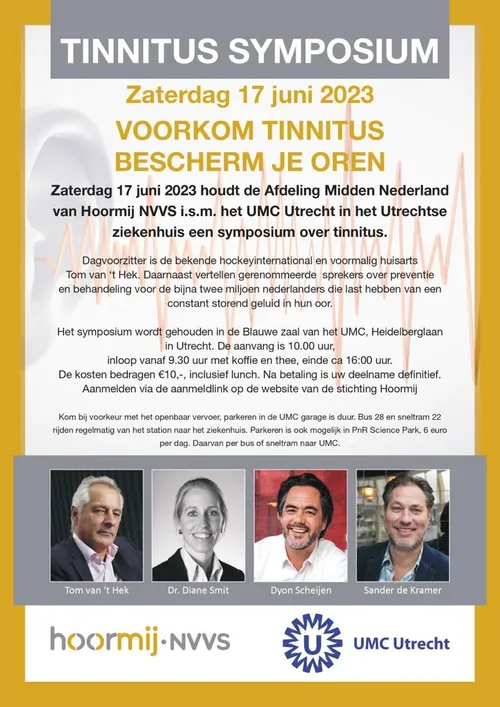 flyer tinnitus symposium 17 juni