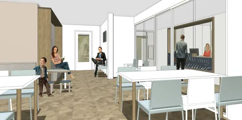 foto 2 impressie wachtruimte huisartsenpraktijk