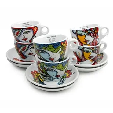 josien broeren kopje 160 mlmet schotel set van 6