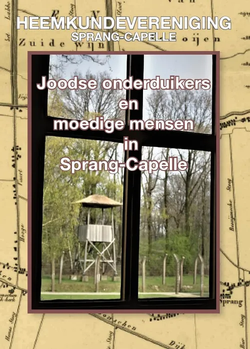 kaft moedige mensen en joodse onderduikers in sprang