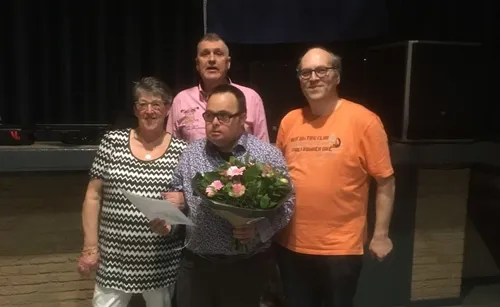 marcel met het bestuur