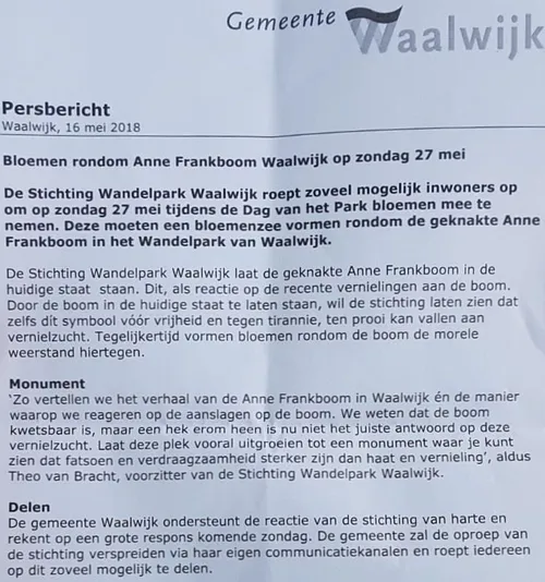 persbericht