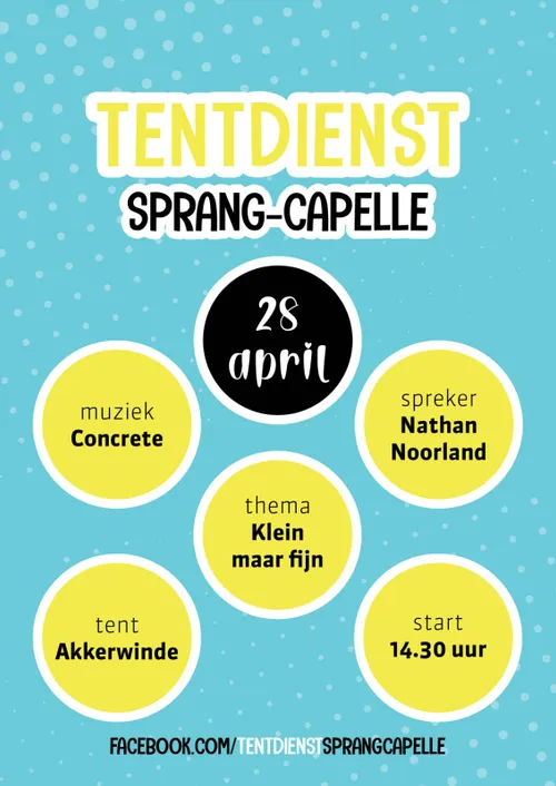 poster tentdienst 2019