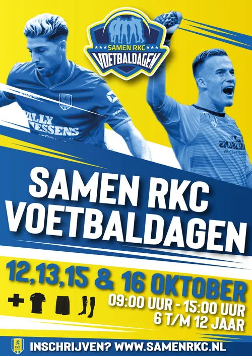 rgb poster samen rkc voetbaldagen online