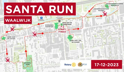 santa run route kopie v2