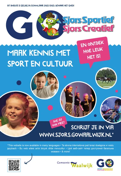 sjors sportief creatief 2022 2023 voorkant