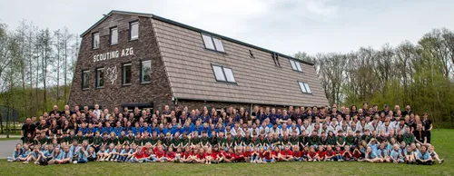 Groepsfoto AZG 2024 leden en staf