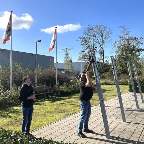 Schieten op de wip tijdens het afsluitende weekend van het buitenschietseizoen.