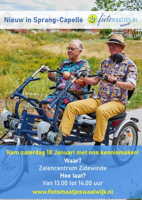 fietsmaatjes poster klein