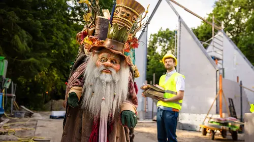 Contouren bibliotheek met Sprookjessprokkelaar - Efteling