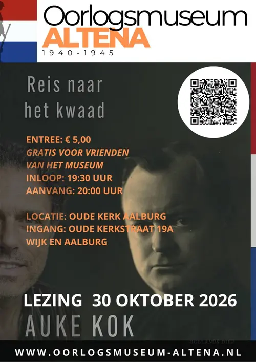 Lezing Auke Kok over Anton Mussert een reis naar het kwaad QR
