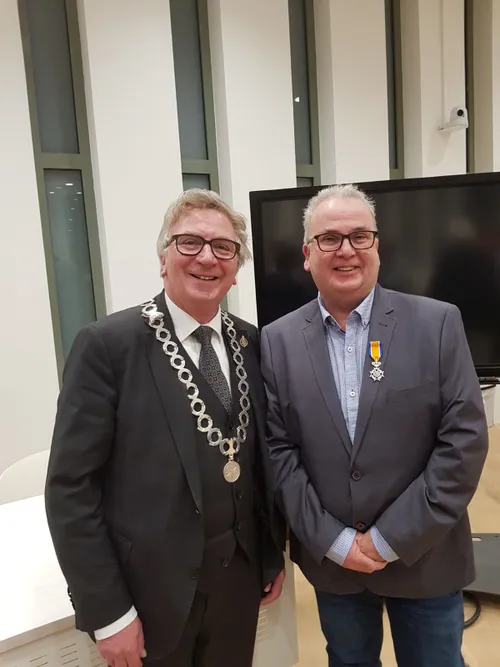 foto hans teunisse met burgemeester