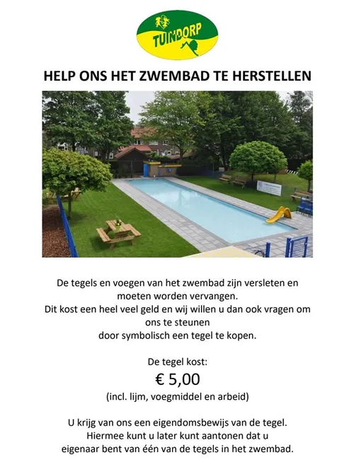 zwembad tuindorp