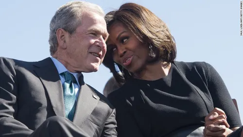 160924190017 george w bush michelle obama selma talking exlarge 169