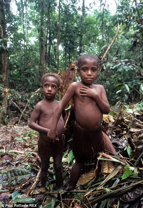 25c3b65e00000578 0 a korowai girl with her sister in the jungle the korowai tribe p a 43 1424250090813