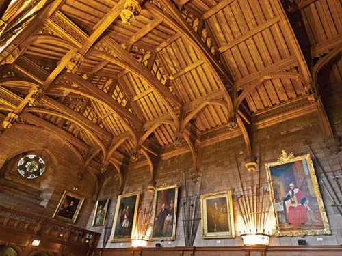 besides individual living chambers there is also a communal wooden chapel within the underground bunker