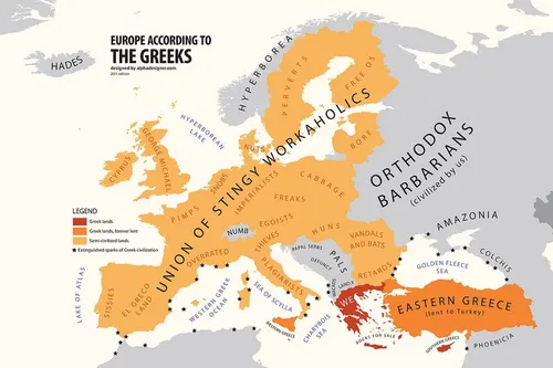 europe according to greece