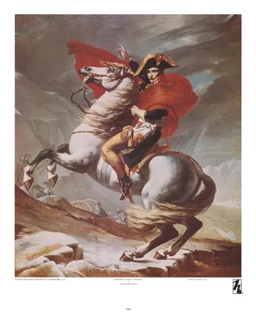 jacques louis david napoleon crossing the st bernard pass c 1801