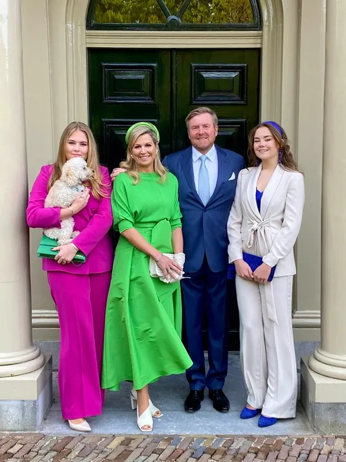 koningsdag 2023 koninklijk gezin vertrekt van paleis huis ten bosch