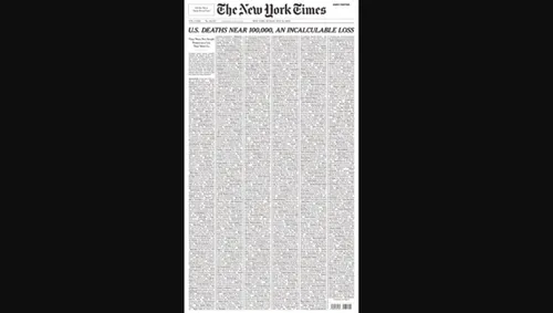 new york times frontpage