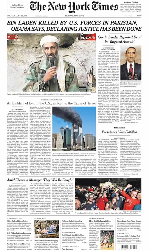 nyt front