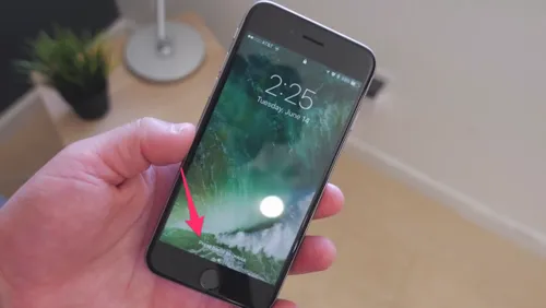 slide to unlock is gone it didnt make much sense in recent years as most people simply use the touchid fingerprint sensor 584x329