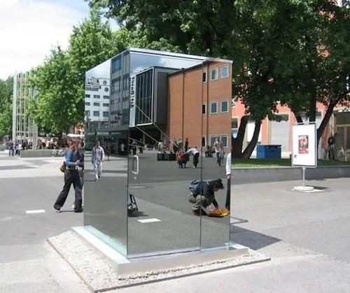 street made of one way mirrors 2