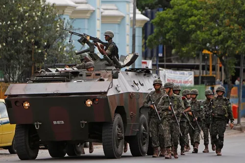 the government has deployed the military to help try to secure the area