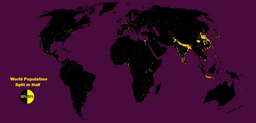 world population in half