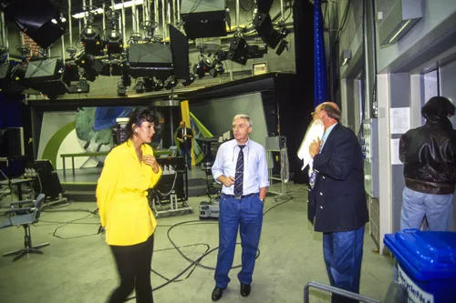 Griselda Visser met Heinze Bakker en Kees Jansma