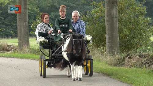 no 2 bruidspaar op de bok